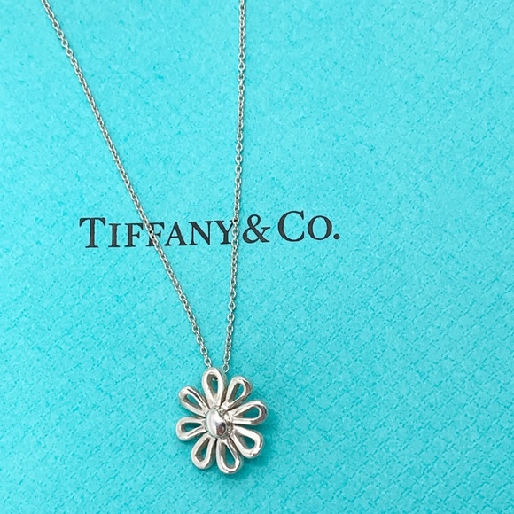 Tiffany & Co. Jewelry - TIFFANY&CO. Paloma Picasso Daisy Flower Sterling Silver 925 Pendant Necklace